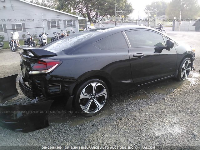 2HGFG4A56FH702000 - 2015 HONDA CIVIC SI BLACK photo 4