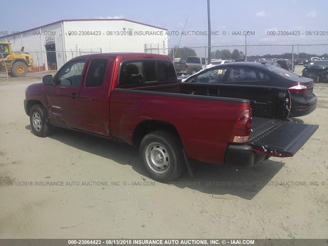 5TETX22N06Z239425 - 2006 TOYOTA TACOMA ACCESS CAB Қызыл фото 3