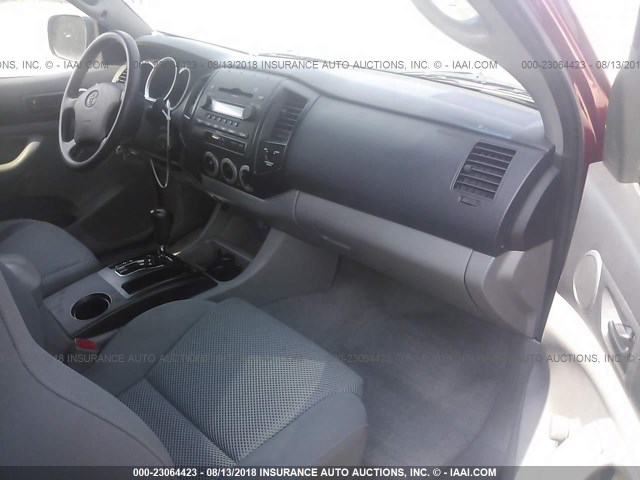 5TETX22N06Z239425 - 2006 TOYOTA TACOMA ACCESS CAB Қызыл фото 5