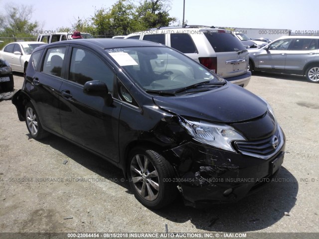 3N1CE2CP8EL428754 - 2014 NISSAN VERSA NOTE S/S PLUS/SV/SL BLACK photo 1