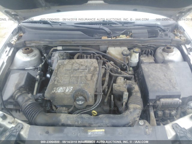 1G1ZT62825F293191 - 2005 CHEVROLET MALIBU MAXX LS 银色 照片 10