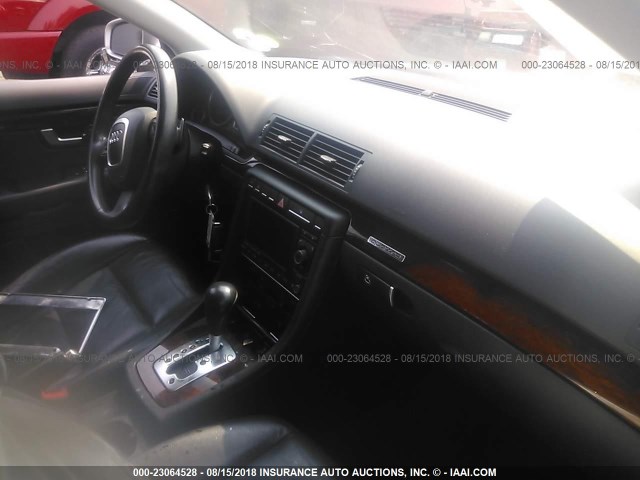 WAUDH98E47A026553 - 2007 AUDI A4 3.2 QUATTRO SILVER photo 5