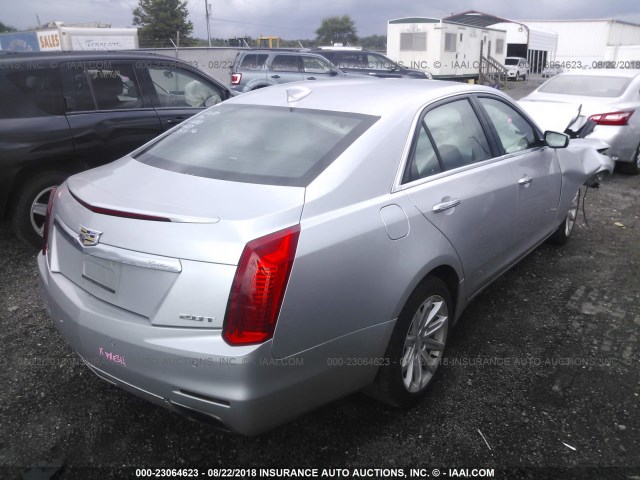 1G6AR5SX2F0121853 - 2015 CADILLAC CTS LUXURY COLLECTION SILVER photo 4