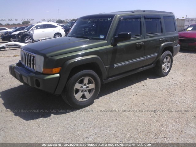 1J8HG48K68C173133 - 2008 JEEP COMMANDER SPORT Verde foto 2
