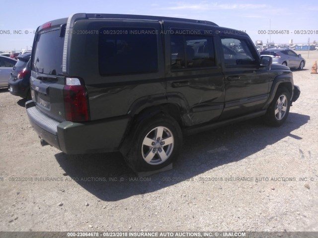 1J8HG48K68C173133 - 2008 JEEP COMMANDER SPORT Verde foto 4