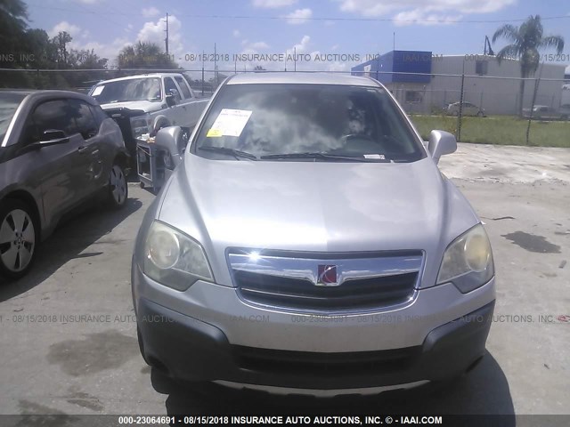 3GSCL33P78S694144 - 2008 SATURN VUE XE SILVER photo 6
