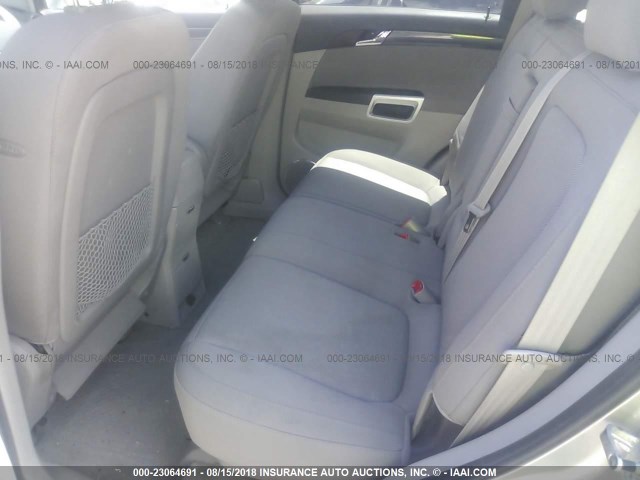 3GSCL33P78S694144 - 2008 SATURN VUE XE SILVER photo 8