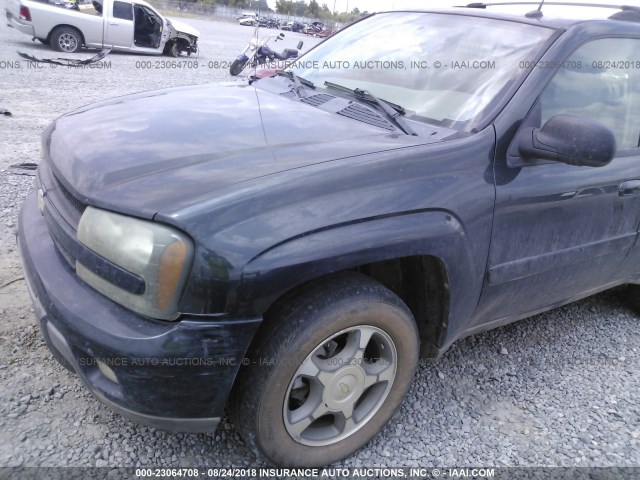 1GNDS13S052105395 - 2005 CHEVROLET TRAILBLAZER LS/LT BLACK photo 6