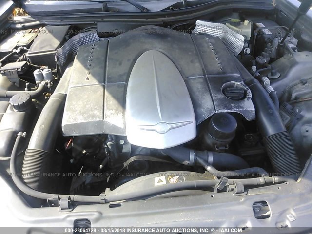 1C3AN69L34X020766 - 2004 CHRYSLER CROSSFIRE LIMITED GRAY photo 10