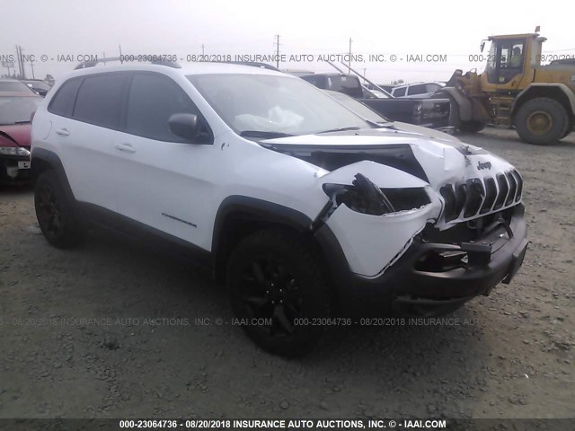 1C4PJMBB4HD228539 - 2017 JEEP CHEROKEE TRAILHAWK WHITE photo 1