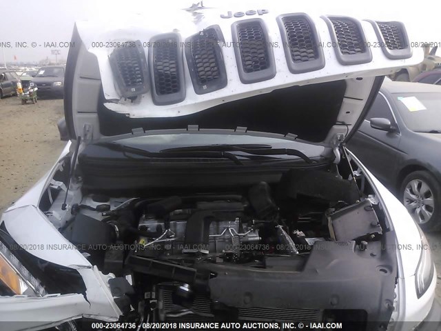 1C4PJMBB4HD228539 - 2017 JEEP CHEROKEE TRAILHAWK 白色 照片 10