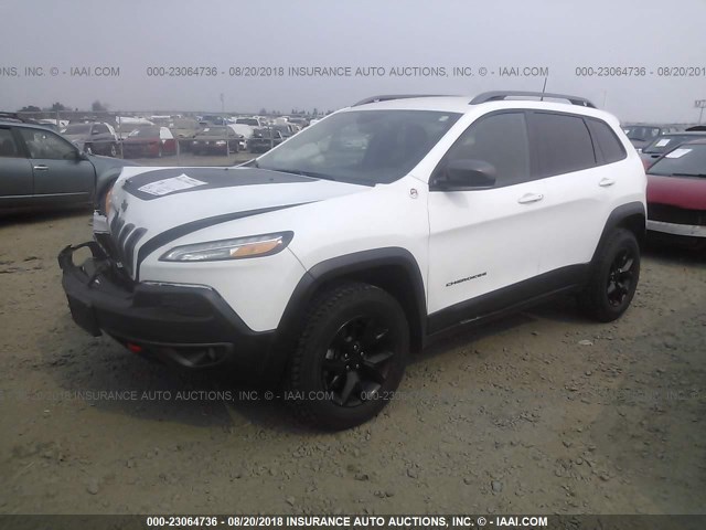 1C4PJMBB4HD228539 - 2017 JEEP CHEROKEE TRAILHAWK 白色 照片 2