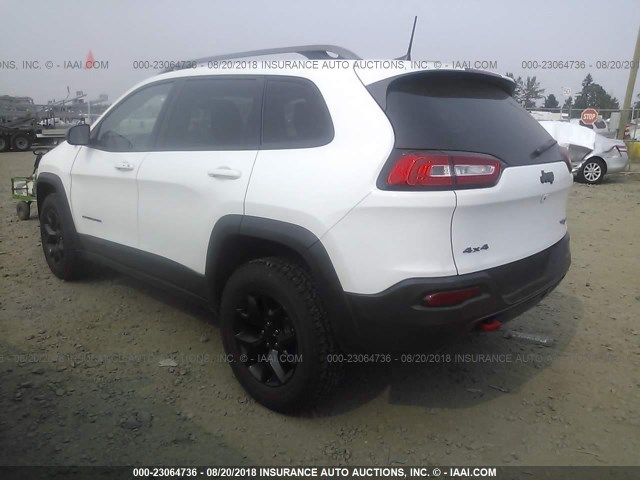 1C4PJMBB4HD228539 - 2017 JEEP CHEROKEE TRAILHAWK 白色 照片 3