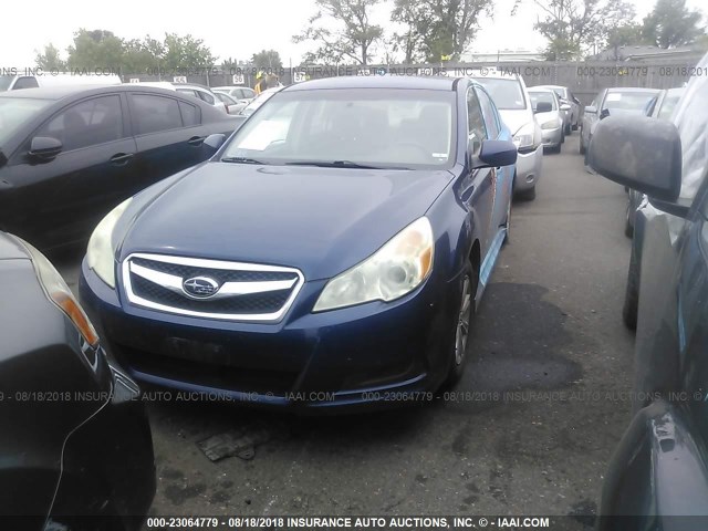 4S3BMCC66A3241754 - 2010 SUBARU LEGACY 2.5I PREMIUM BLUE photo 2