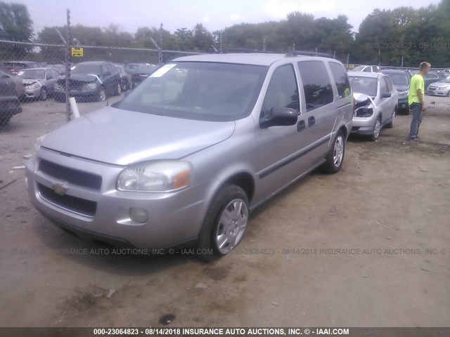 1GNDV23L16D224584 - 2006 CHEVROLET UPLANDER LS SILVER photo 2
