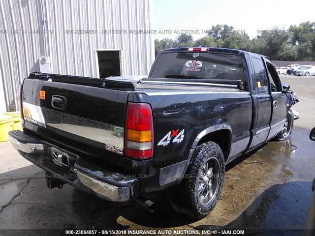 1GTEK19T93E264778 - 2003 GMC NEW SIERRA K1500 BLACK photo 4