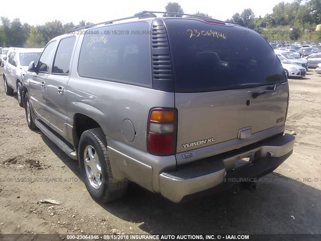 1GKFK66U63J127047 - 2003 GMC YUKON XL DENALI SILVER photo 3