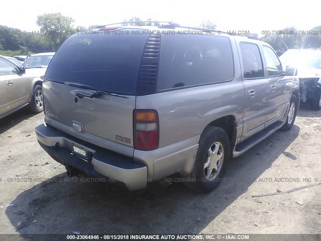 1GKFK66U63J127047 - 2003 GMC YUKON XL DENALI SILVER photo 4