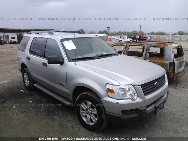 1FMEU62E36UA40267 - 2006 FORD EXPLORER XLS SILVER photo 1