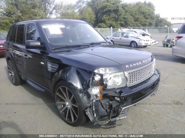 SALSH23429A202480 - 2009 LAND ROVER RANGE ROVER SPORT SUPERCHARGED BLACK photo 1