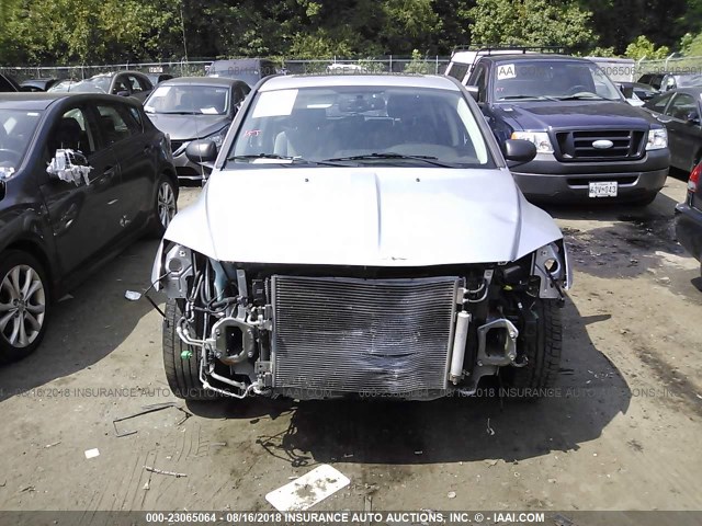 1B3CB3HA7AD568988 - 2010 DODGE CALIBER MAINSTREET SILVER photo 6