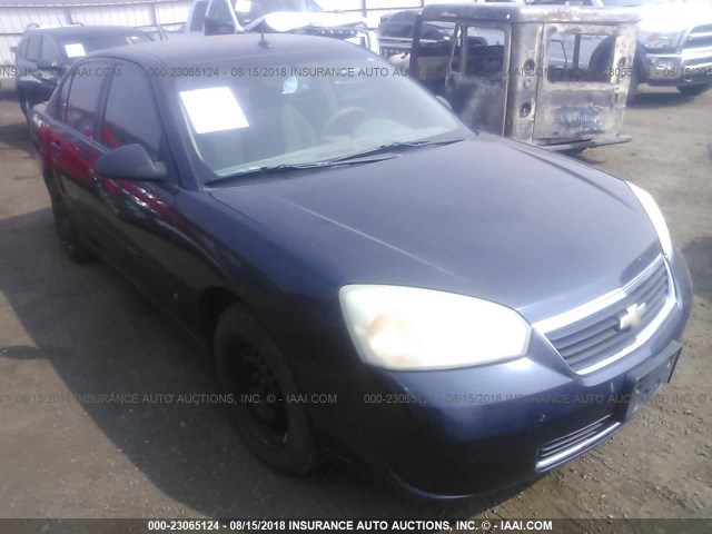 1G1ZS57F77F155850 - 2007 CHEVROLET MALIBU LS მუქი ლურჯი ფოტო 1