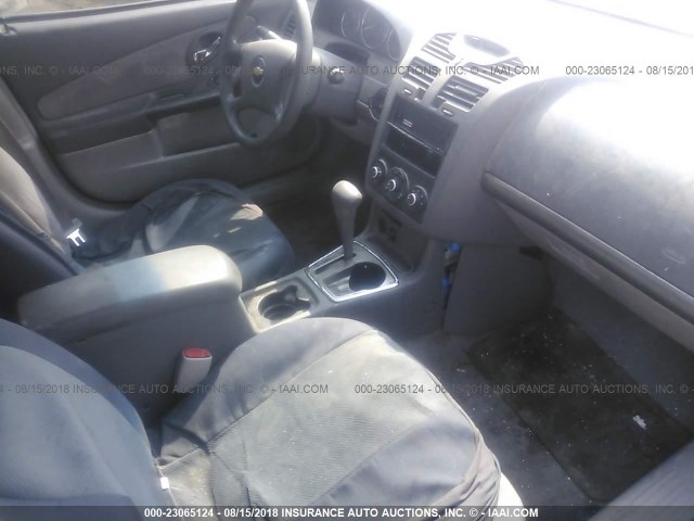 1G1ZS57F77F155850 - 2007 CHEVROLET MALIBU LS მუქი ლურჯი ფოტო 5