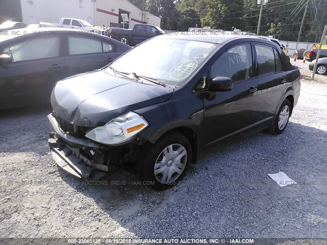 3N1BC1AP3AL366723 - 2010 NISSAN VERSA S/SL BLACK photo 2