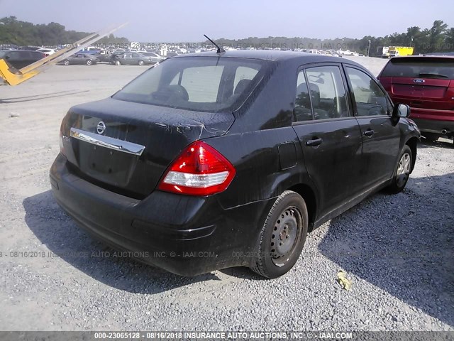 3N1BC1AP3AL366723 - 2010 NISSAN VERSA S/SL BLACK photo 4