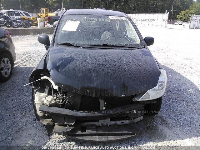 3N1BC1AP3AL366723 - 2010 NISSAN VERSA S/SL BLACK photo 6