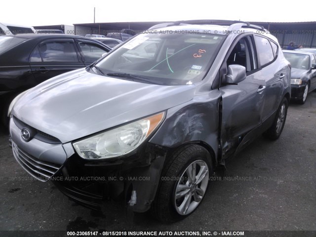 KM8JU3AC3BU220193 - 2011 HYUNDAI TUCSON GLS/LIMITED 灰色 照片 2