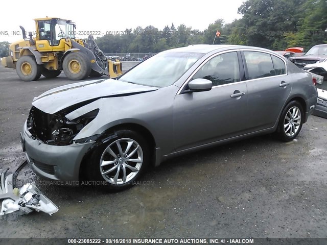 JNKCV61F49M050165 - 2009 INFINITI G37 Pewter photo 2