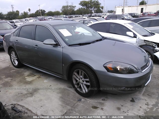 2G1WS583781256936 - 2008 CHEVROLET IMPALA POLICE GRAY photo 1