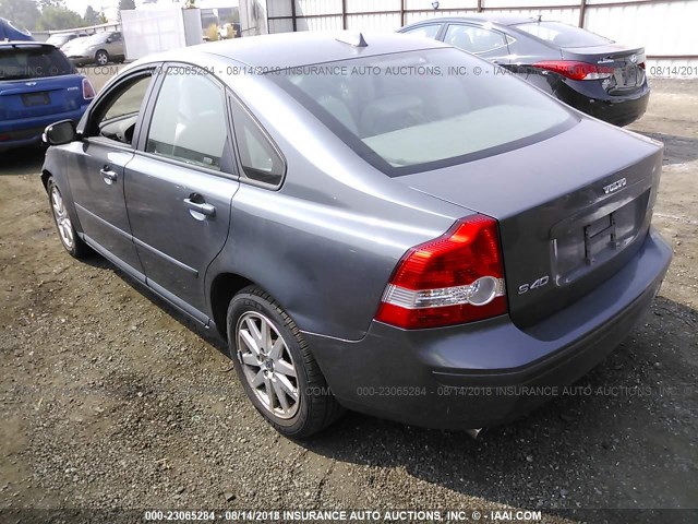 YV1MS682272303777 - 2007 VOLVO S40 T5 GRAY photo 3