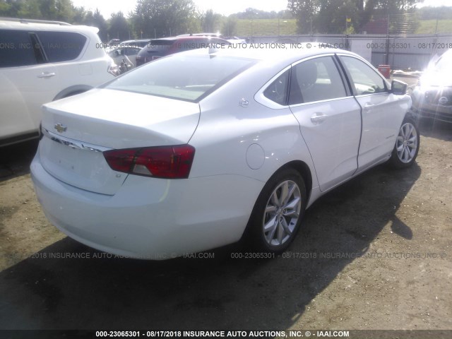 2G1105SA9J9160515 - 2018 CHEVROLET IMPALA LT WHITE photo 4