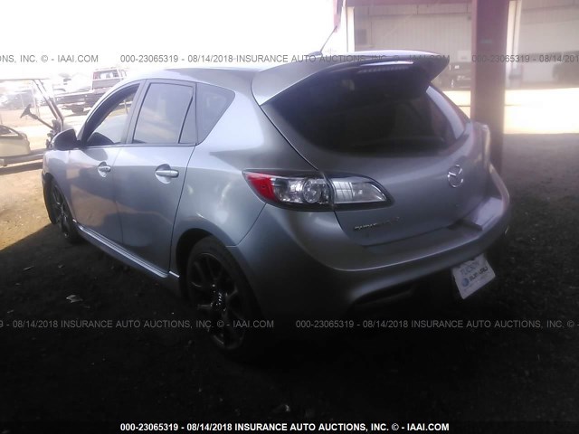 JM1BL1L41D1805591 - 2013 MAZDA SPEED 3 SILVER photo 3