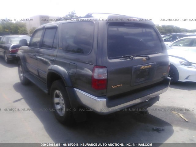 JT3HN87R3W0192857 - 1998 TOYOTA 4RUNNER LIMITED GRAY photo 3