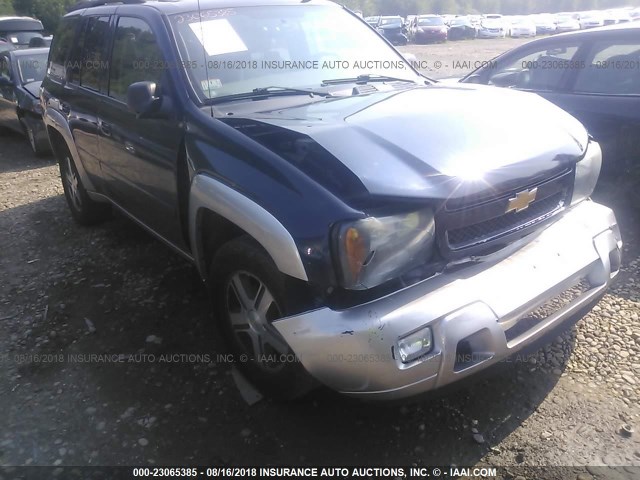 1GNDT13S782203003 - 2008 CHEVROLET TRAILBLAZER LS/LT BLUE photo 6