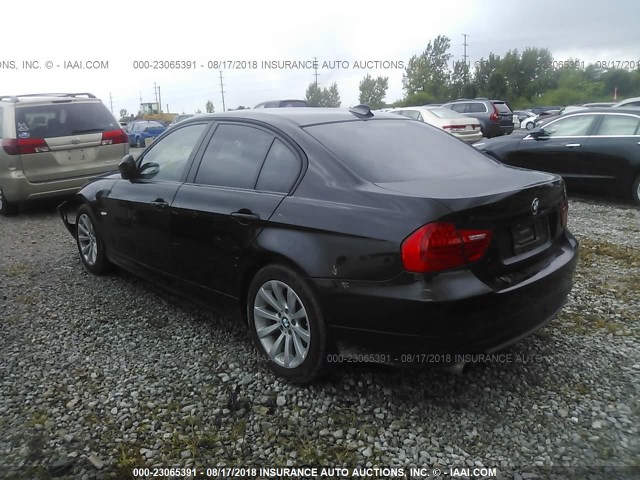 WBAPK5C54BA658749 - 2011 BMW 328 XI SULEV BLACK photo 3