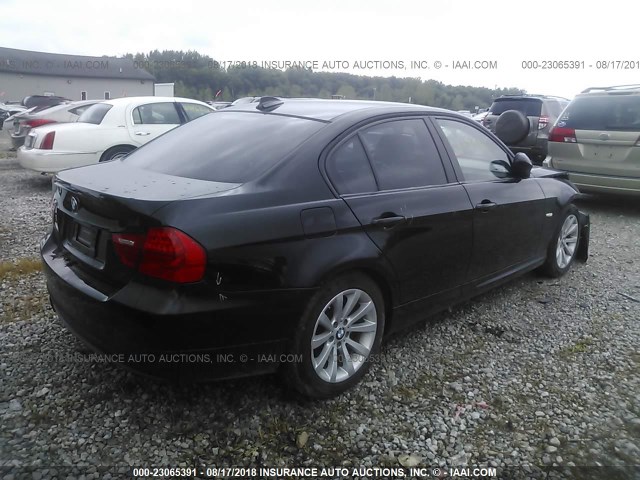 WBAPK5C54BA658749 - 2011 BMW 328 XI SULEV BLACK photo 4