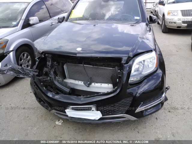 WDCGG8JB8EG254718 - 2014 MERCEDES-BENZ GLK 350 4MATIC BLACK photo 6