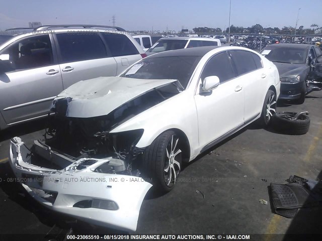 JTHBN96S065006897 - 2006 LEXUS GS GENERATION 200 430 WHITE photo 2