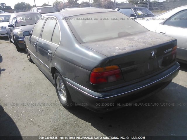 WBADD6326WBW34686 - 1998 BMW 528 I AUTOMATIC GREEN photo 3