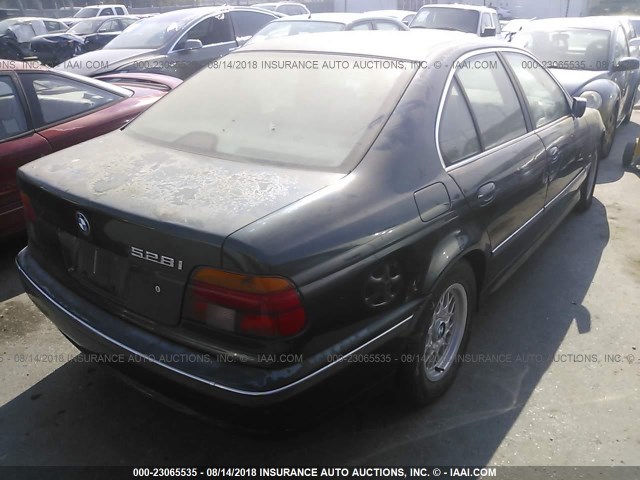 WBADD6326WBW34686 - 1998 BMW 528 I AUTOMATIC GREEN photo 4