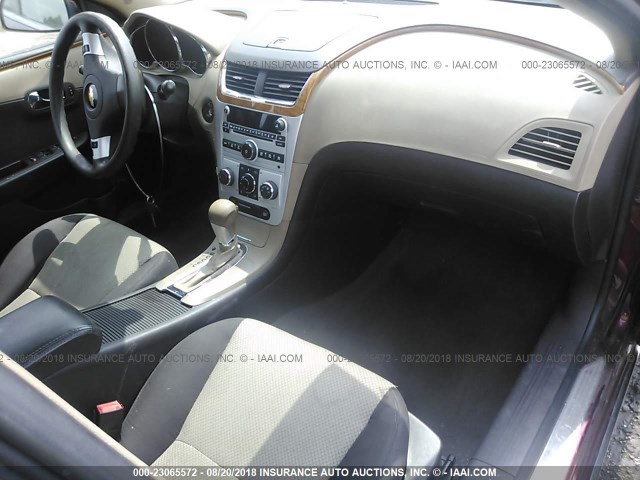 1G1ZC5E16BF231491 - 2011 CHEVROLET MALIBU 1LT RED photo 5