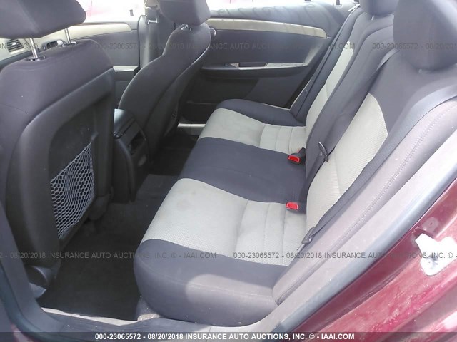 1G1ZC5E16BF231491 - 2011 CHEVROLET MALIBU 1LT RED photo 8