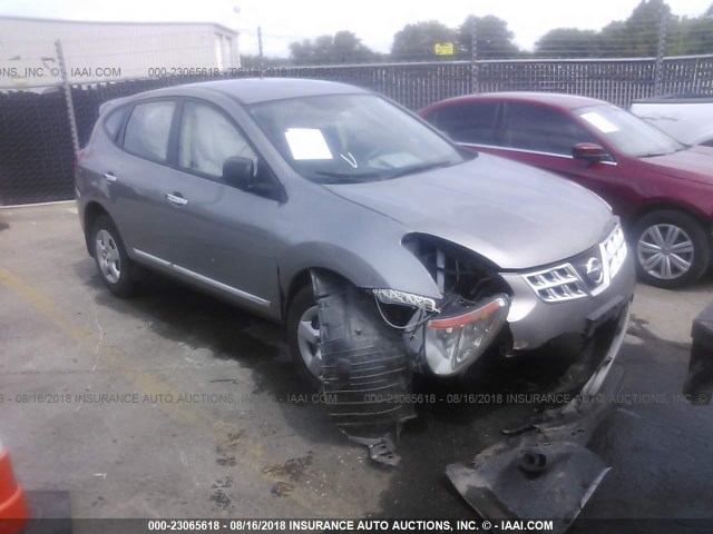 JN8AS5MT7DW511129 - 2013 NISSAN ROGUE S/SV GRAY photo 1