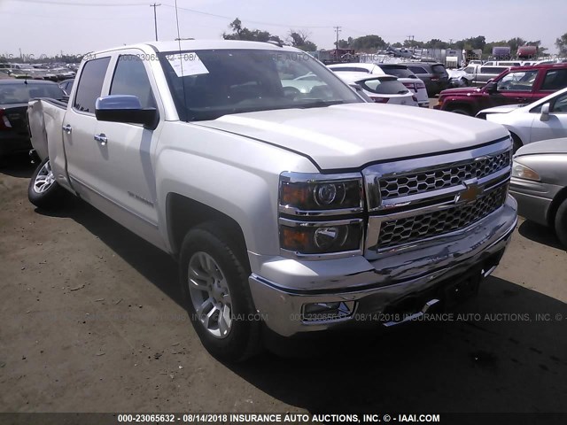 3GCUKSEJ9FG328207 - 2015 CHEVROLET SILVERADO K1500 LTZ WHITE photo 1