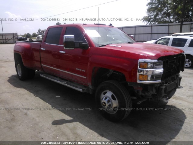 1GC4K0E86FF557494 - 2015 CHEVROLET SILVERADO K3500 LTZ RED photo 1