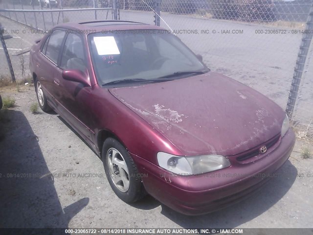 1NXBR18E8YZ308277 - 2000 TOYOTA COROLLA VE/CE/LE 勃艮第红 照片 1